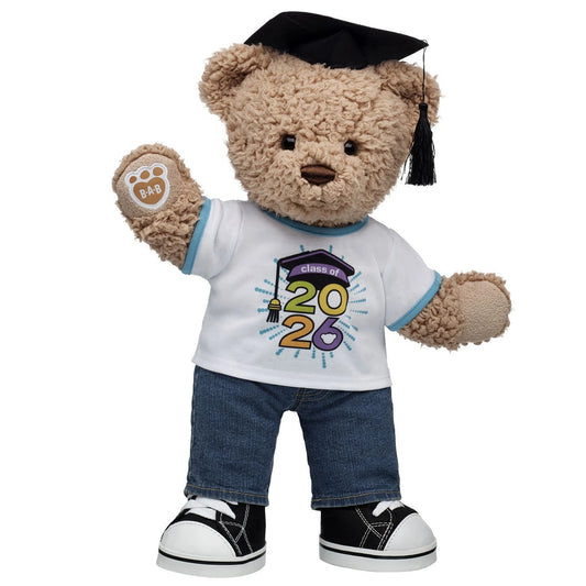 Timeless Teddy Bear Class of 2026 Graduation Gift Set | Build-A-Bear - US 3625