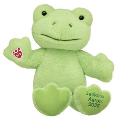 Personalized Embroidered Green Frog Plush Toy | Build-A-Bear® - US 9363