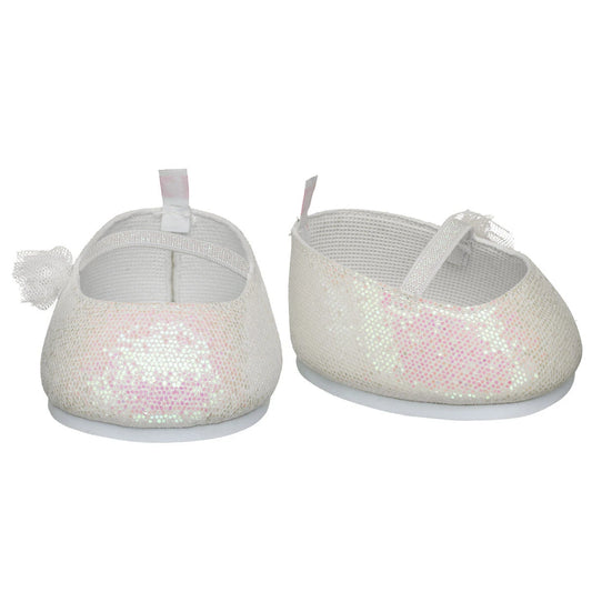 White Sparkle Flats for Stuffed Animals | Build-A-Bear® - US 2808