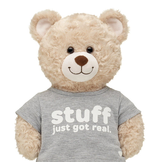 "Stuff Just Got Real" T-Shirt for Plush Toys | Build-A-Bear® - US 7258