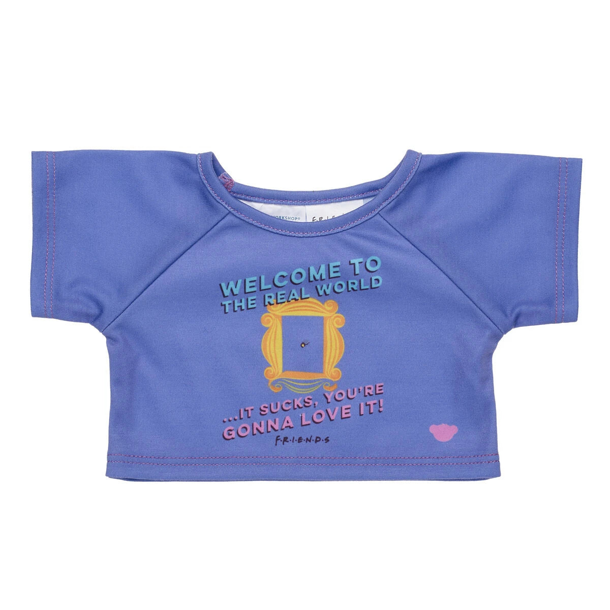 FRIENDS TV Show "Welcome to the Real World" T-Shirt for Stuffed Animals | Build-A-Bear® - US 9513