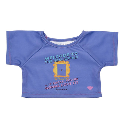 FRIENDS TV Show "Welcome to the Real World" T-Shirt for Stuffed Animals | Build-A-Bear® - US 4477