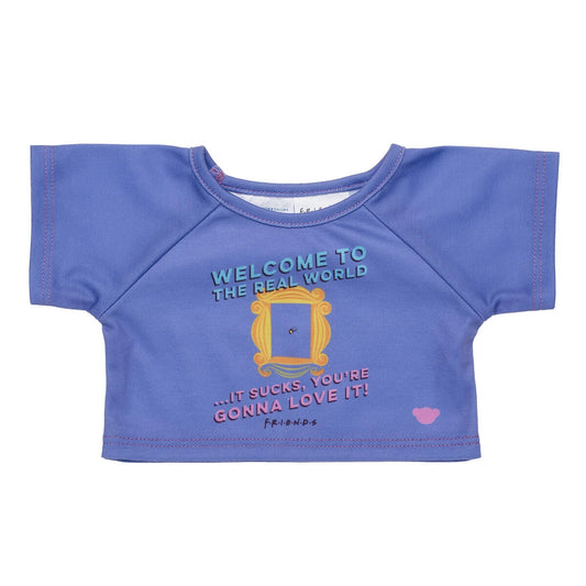 FRIENDS TV Show "Welcome to the Real World" T-Shirt for Stuffed Animals | Build-A-Bear® - US 4477