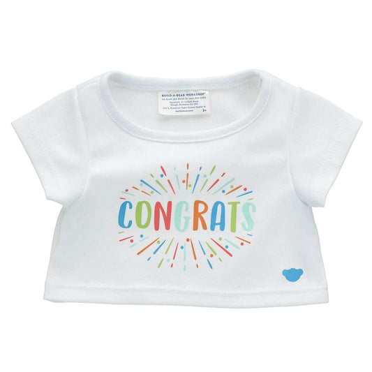 Congrats Plush Toy T-Shirt | Build-A-Bear® - US 8829
