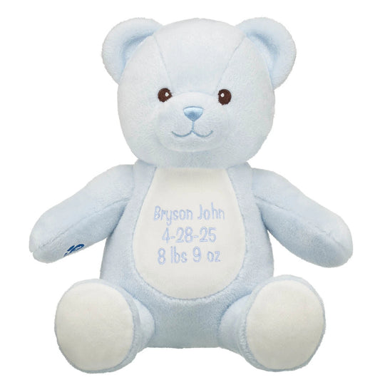 Embroidered Baby Blue Teddy Bear | Build-A-Bear® - US 2444