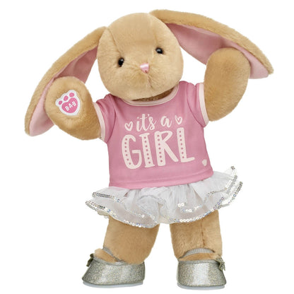 Pawlette™ Bunny Plush "It's a Girl" Gift Set | Build-A-Bear® - US 3405