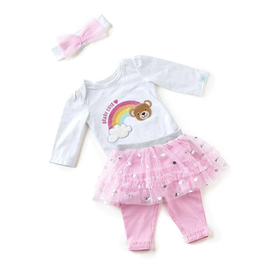 Pink Baby Tutu Outfit - Size 6 Months | Build-A-Bear® - US 9721