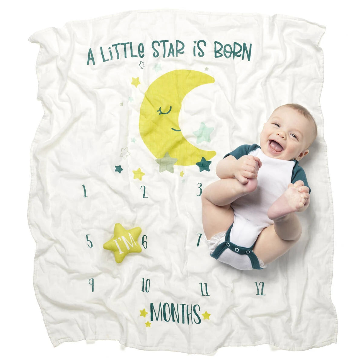 Monthly Milestone Baby Blanket | Build-A-Bear® - US 5644