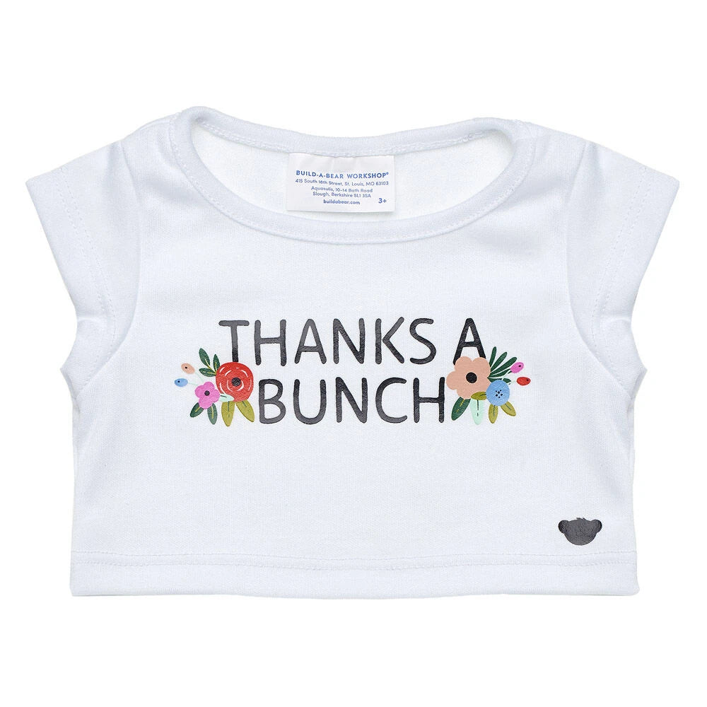 Thanks a Bunch T-Shirt for Stuffed Animals | Build-A-Bear® - US 5756