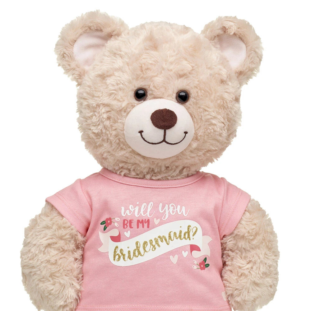 "Will You Be My Bridesmaid?" T-Shirt for Stuffed Animals | Build-A-Bear® - US 1479