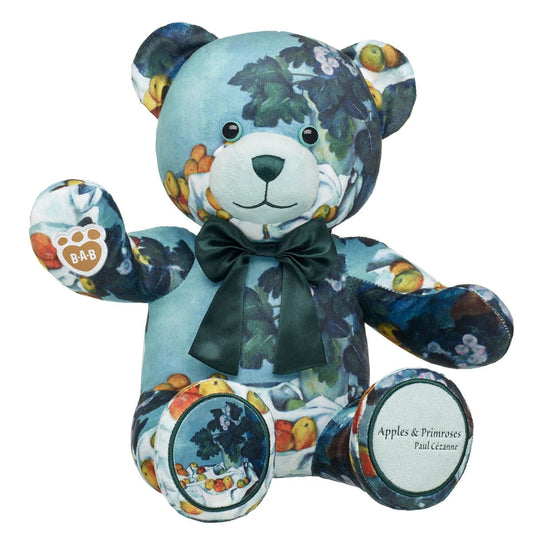 Cézanne Still Life Painting Teddy Bear &amp; Bow | Build-A-Bear® - US 8208
