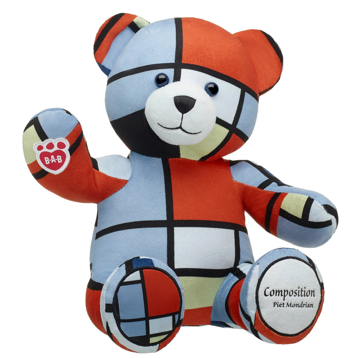 Piet Mondrian Composition Teddy Bear - US 1997