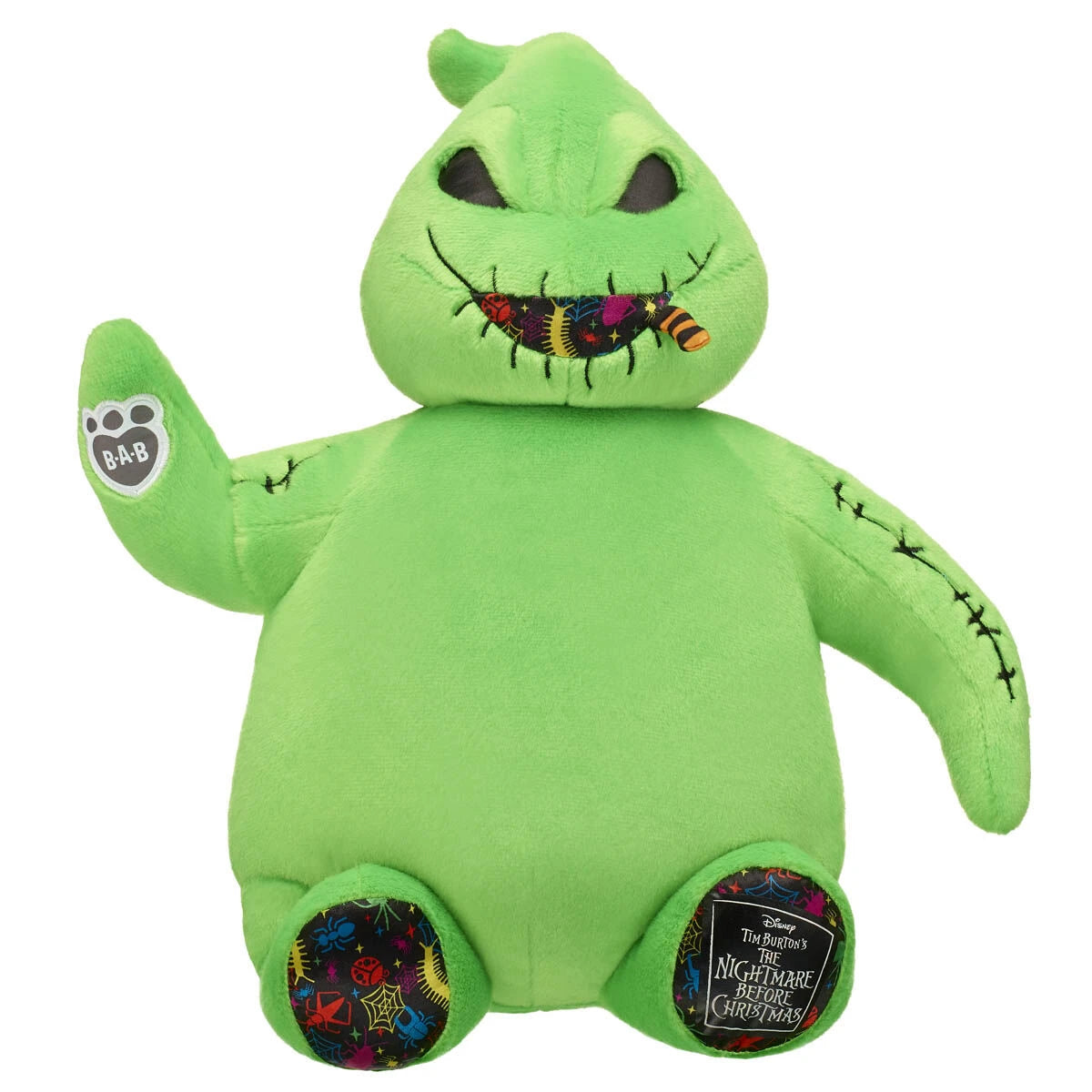 Disney Tim Burton's The Nightmare Before Christmas Neon Oogie Boogie Plush Gift Set with Sound | Build-A-Bear® - US 5179