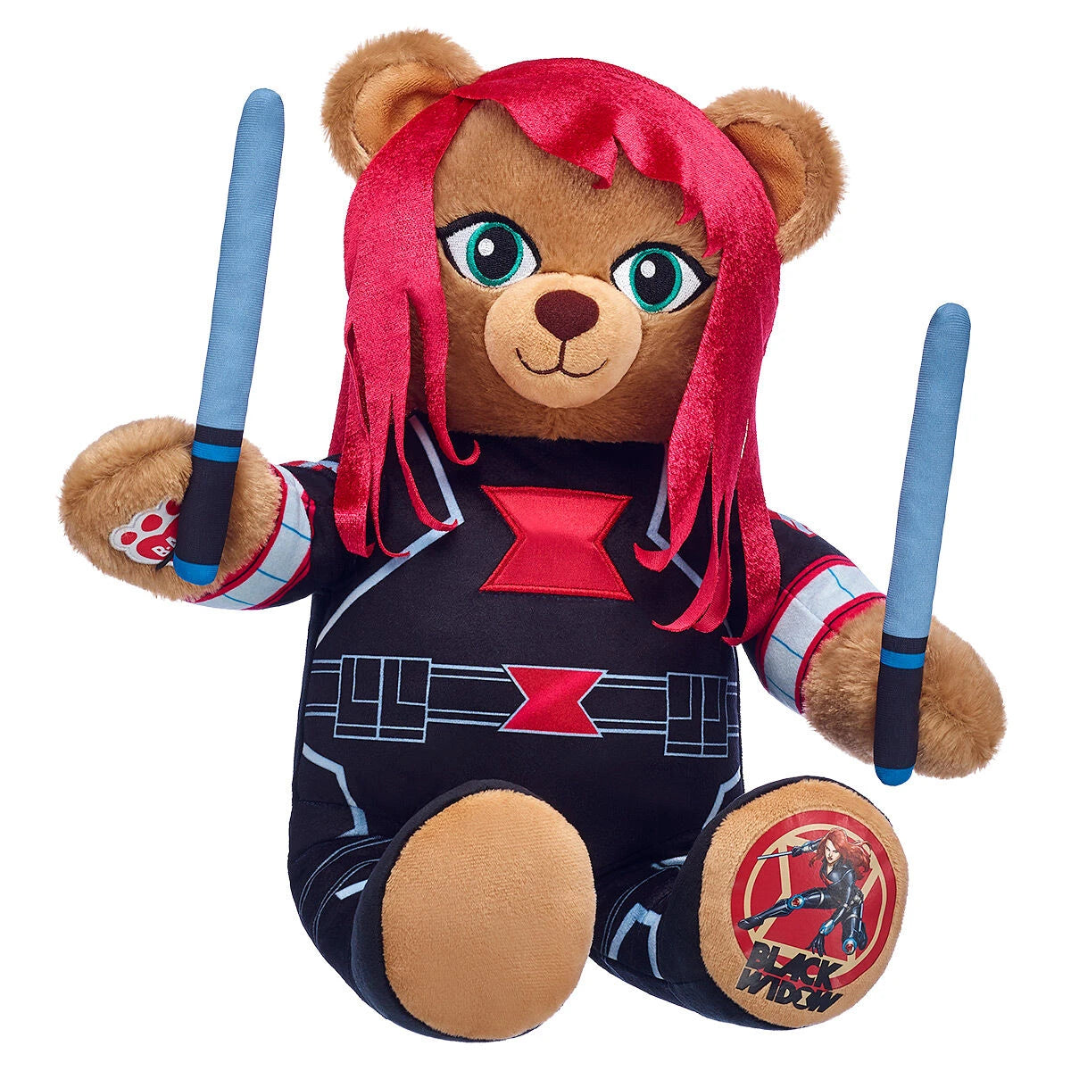 Marvel Black Widow Inspired Teddy Bear | Build-A-Bear® - US 3228