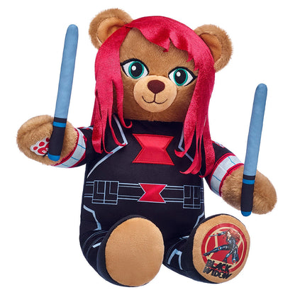 Marvel Black Widow Inspired Teddy Bear | Build-A-Bear® - US 7995
