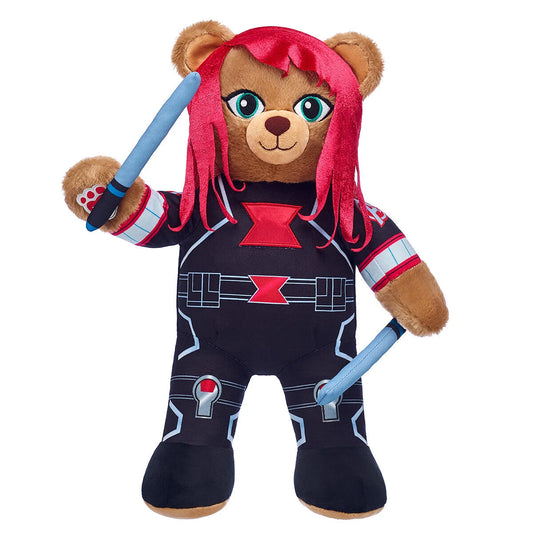 Marvel Black Widow Inspired Teddy Bear | Build-A-Bear® - US 3228