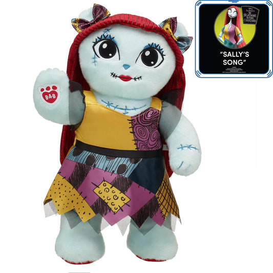 Online Exclusive Disney Tim Burton's The Nightmare Before Christmas Sweet Sally Plush Gift Set with Sound | Build-A-Bear® - US 7065