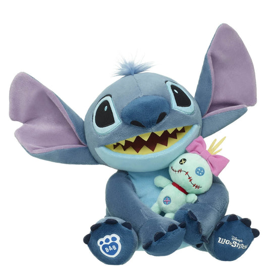 Disney Stitch Plush with Scrump Wristie | Build-A-Bear® - US 7980