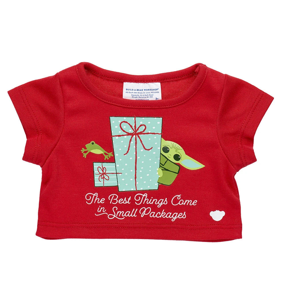 Grogu™ Holiday T-Shirt for Stuffed Animals | Build-A-Bear® - US 6849