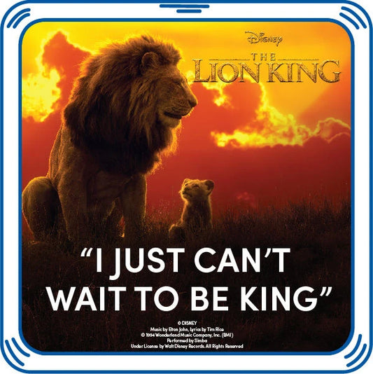 "I Just Can't Wait to Be King" Plush Toy Sound Chip | Build-A-Bear® - US 1551