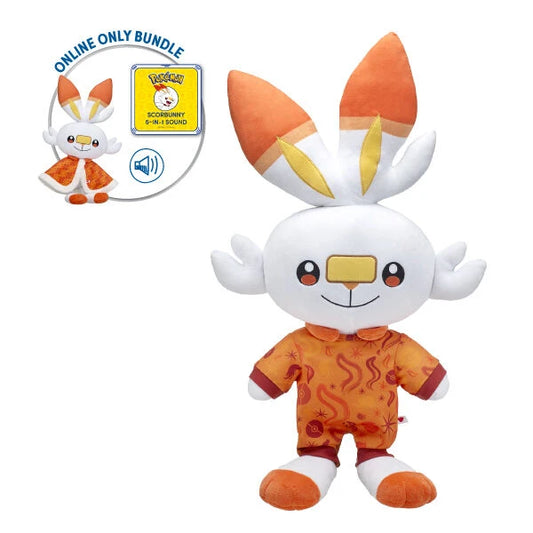 Pokémon Scorbunny Plush Bundle | Build-A-Bear® - US 9381