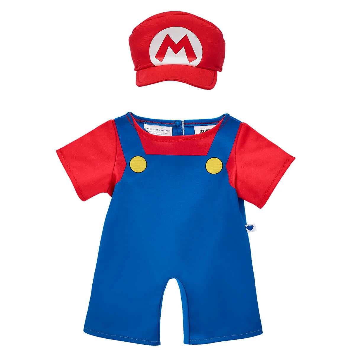 Super Mario Happy Hugs Teddy Bear Mario Gift Set | Build-A-Bear - US 1462