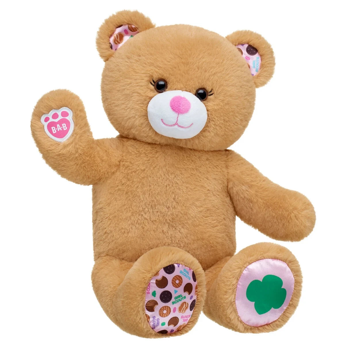Girl Scout Cookie Teddy Bear Daisy Gift Set w/ Bows | BAB - US 5596