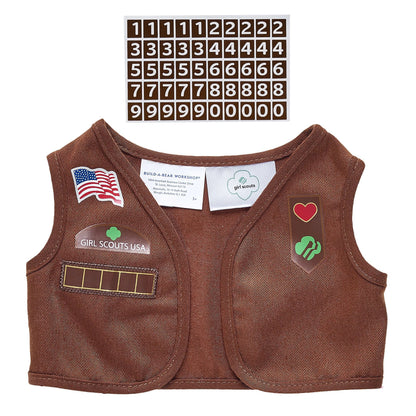 Girl Scout Cookie Teddy Bear Brownie Gift Set | BAB - US 3170