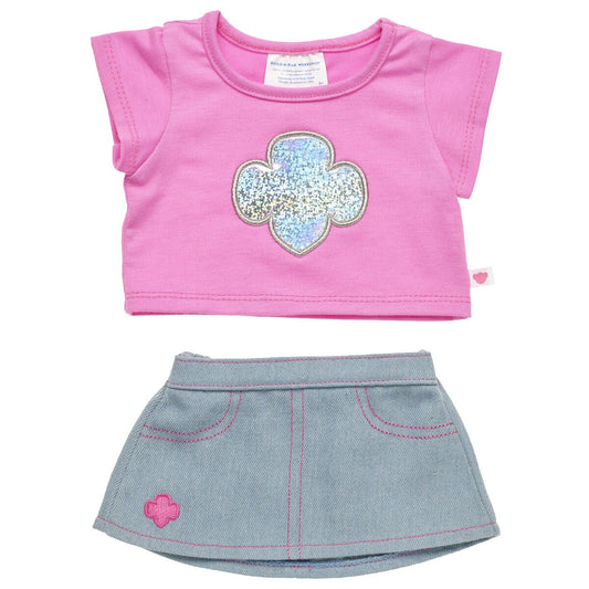 Girl Scout Trefoil Skirt Set for Plush Toys | Build-A-Bear® - US 2963