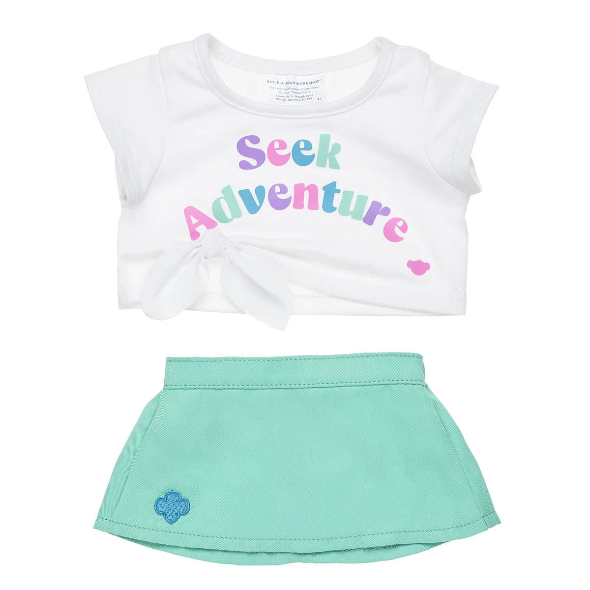 Girl Scout "Seek Adventure" Skirt Set for Stuffed Animals | Build-A-Bear® - US 6895