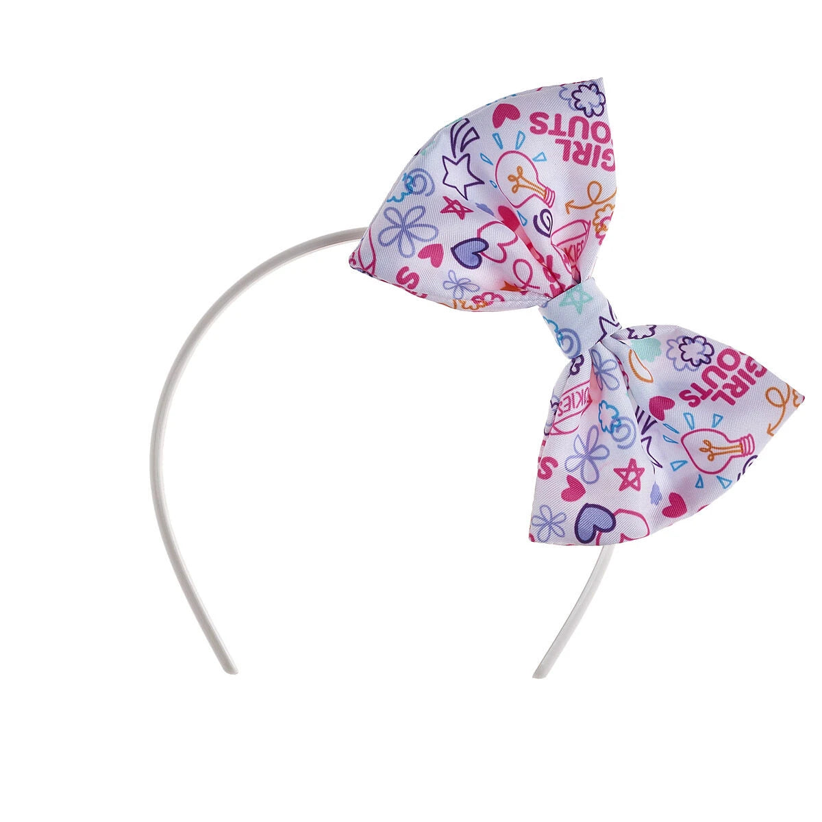 Build-A-Bear | Girl Scout Doodle Print Bow Headband - US 7490