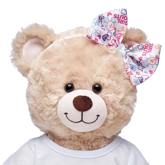 Build-A-Bear | Girl Scout Doodle Print Bow Headband - US 3035