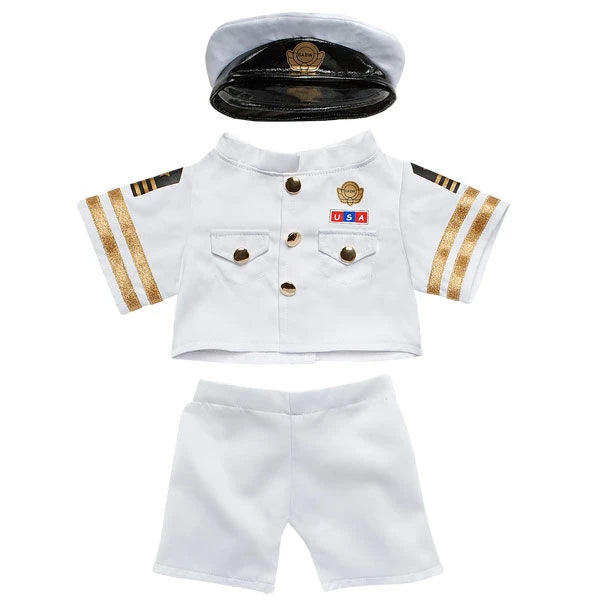 Happy Hugs Teddy Bear Naval Officer Gift Set | Build-A-Bear® - US 2858