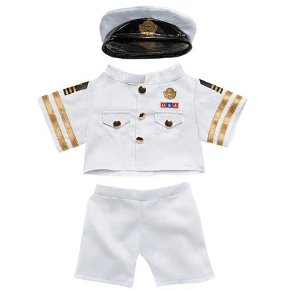 Happy Hugs Teddy Bear Naval Officer Gift Set | Build-A-Bear® - US 5811