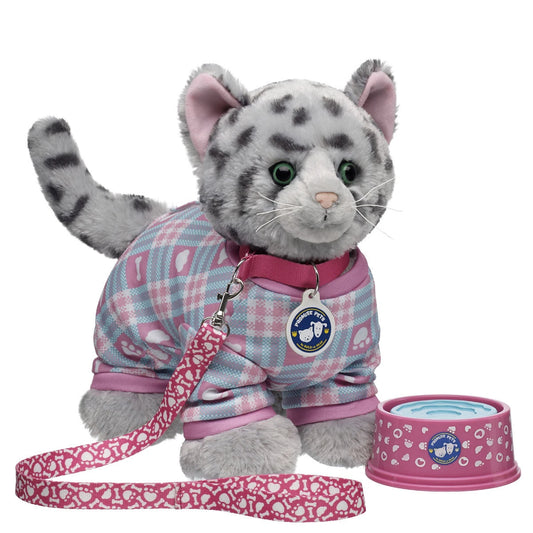 Promise Pets Ocicat Stuffed Animal PJs Gift Set w/ Slippers | Build-A-Bear - US 6501
