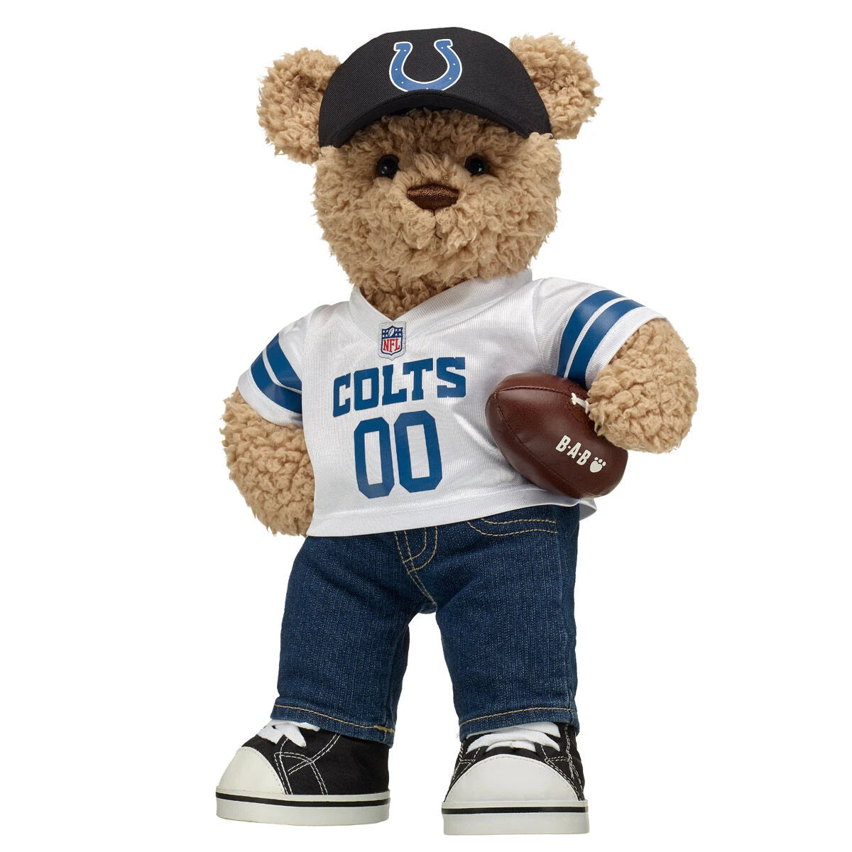 Indianapolis Colts Timeless Teddy Bear Football Gift Set - US 2524