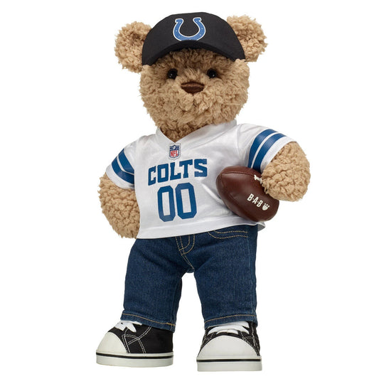 Indianapolis Colts Timeless Teddy Bear Football Gift Set - US 3967
