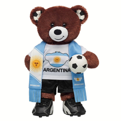 Let's Goal Bear Argentina Gift Set | Build-A-Bear - US 2664