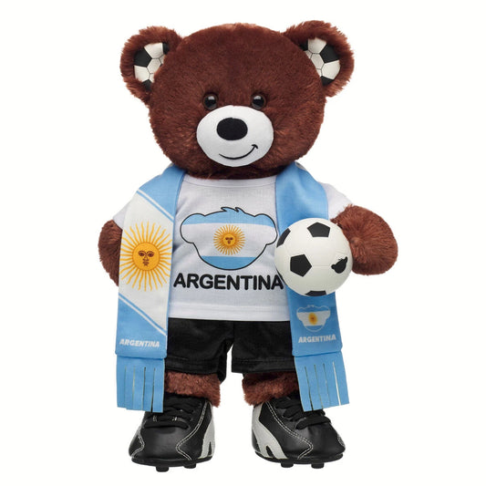 Let's Goal Bear Argentina Gift Set | Build-A-Bear - US 6870