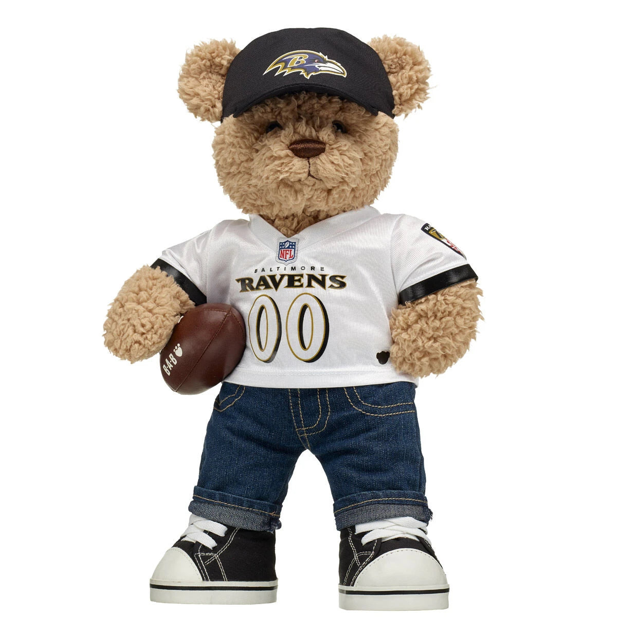Baltimore Ravens Timeless Teddy Bear Football Gift Set - US 6156