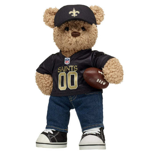 New Orleans Saints Timeless Teddy Bear Football Gift Set - US 4410