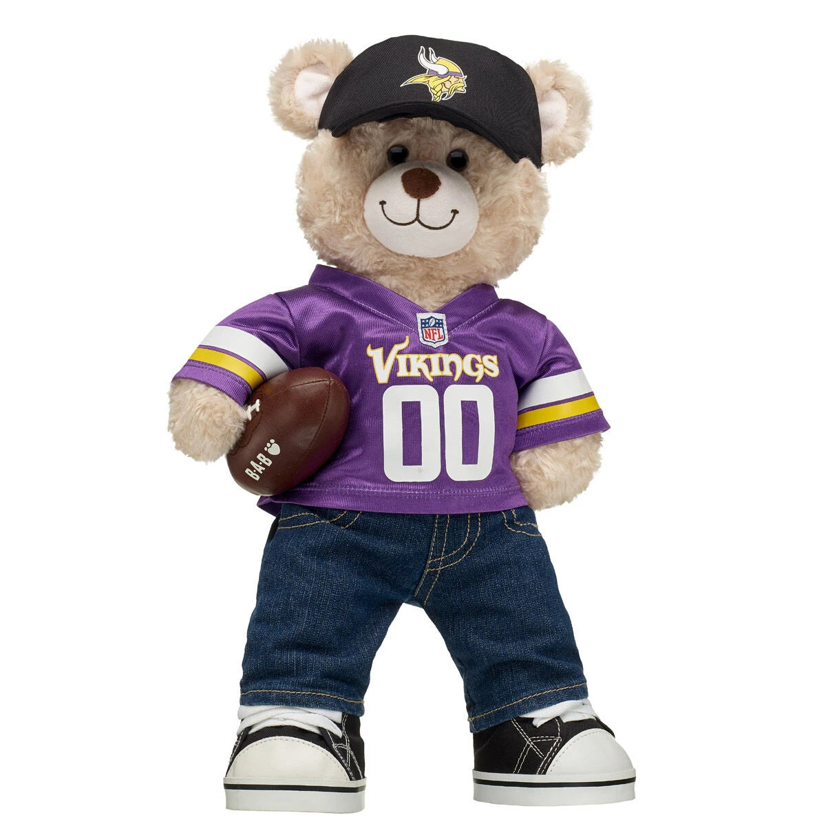 Minnesota Vikings Happy Hugs Teddy Bear Football Gift Set - US 5506