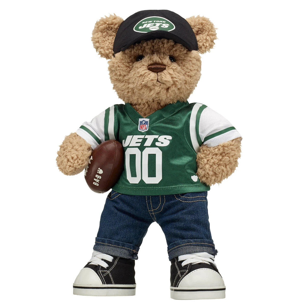 New York Jets Timeless Teddy Bear Football Gift Set - US 3770