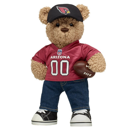 Arizona Cardinals Timeless Teddy Bear Football Gift Set - US 9278