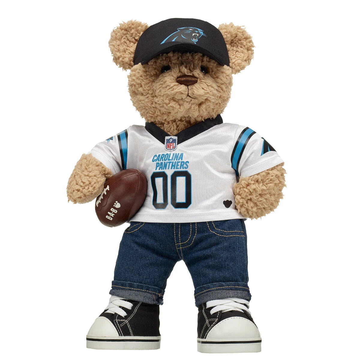 Carolina Panthers Timeless Teddy Bear Football Gift Set - US 3256