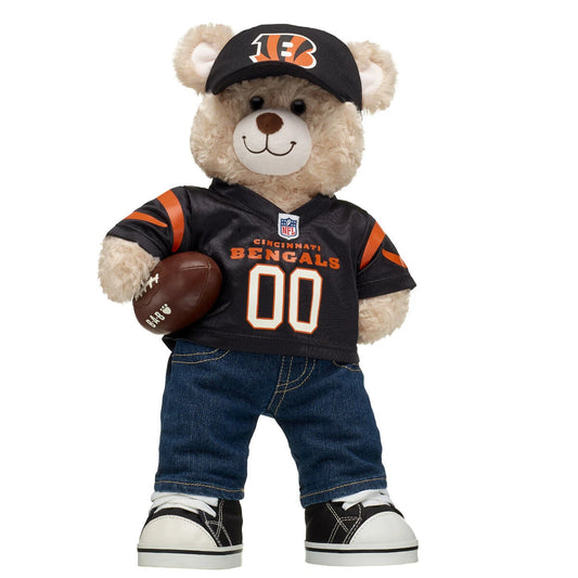 Cincinnati Bengals Happy Hugs Teddy Bear Football Gift Set - US 1696