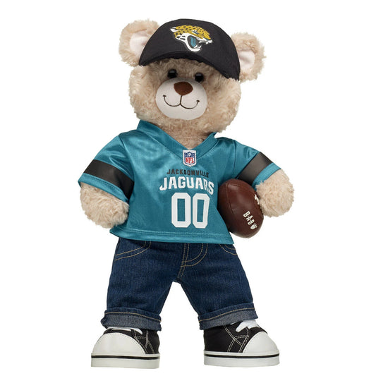Jacksonville Jaguars Happy Hugs Football Teddy Bear Gift Set - US 9762