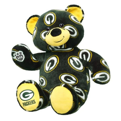 Green Bay Packers Fan Hat Teddy Bear Gift Set - US 8688
