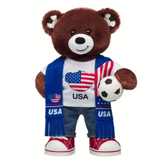 Let's Goal Bear USA Gift Set | Build-A-Bear - US 4228