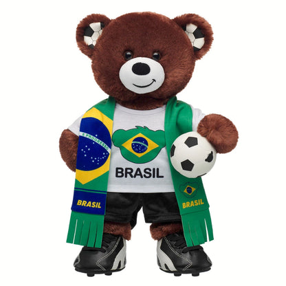 Let's Goal Bear Brasil Gift Set | Build-A-Bear - US 7386